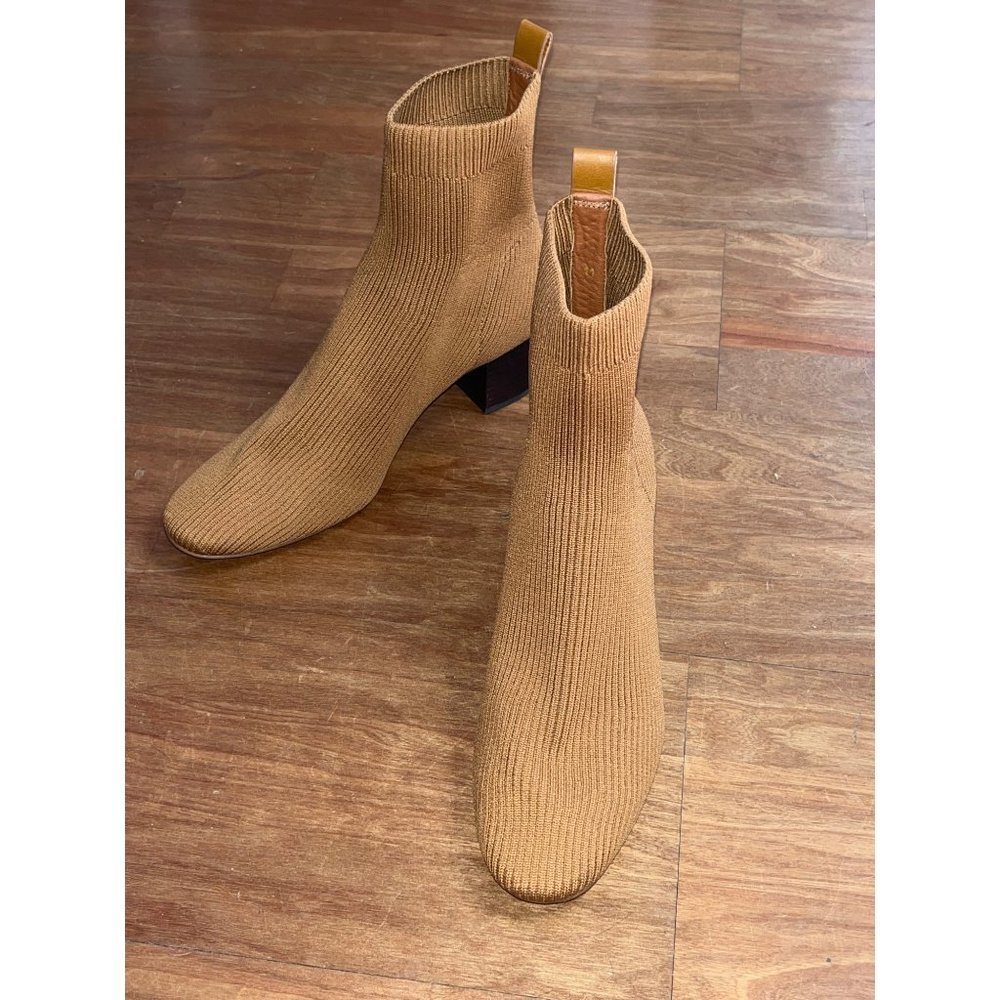 Everlane The Glove Boots in Toffee New Womens Knit Ankle Bootie - Picture 5 of 14